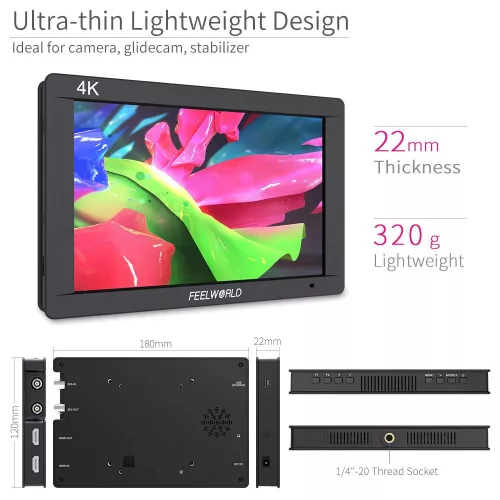 FEELWORLD FW703 (7") HDMI // SDI monitor 