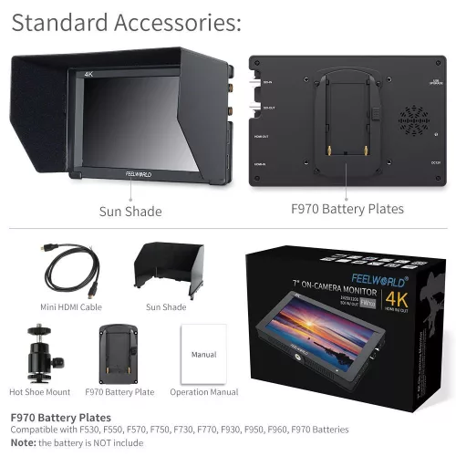 FEELWORLD FW703 (7") HDMI // SDI monitor 