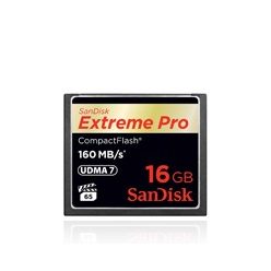 SanDisk CF 16GB Extreme PRO (160 MB/s  sebesség)