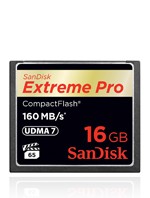 SanDisk CF 16GB Extreme PRO (160 MB/s  sebesség)