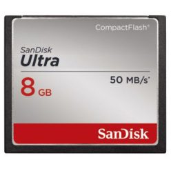 SanDisk CF Ultra kártya - 8 GB, 50MB/s sebesség