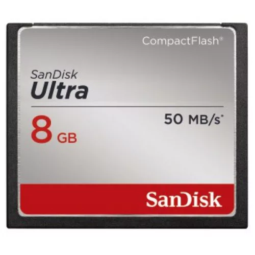 SanDisk CF Ultra kártya - 8 GB, 50MB/s sebesség