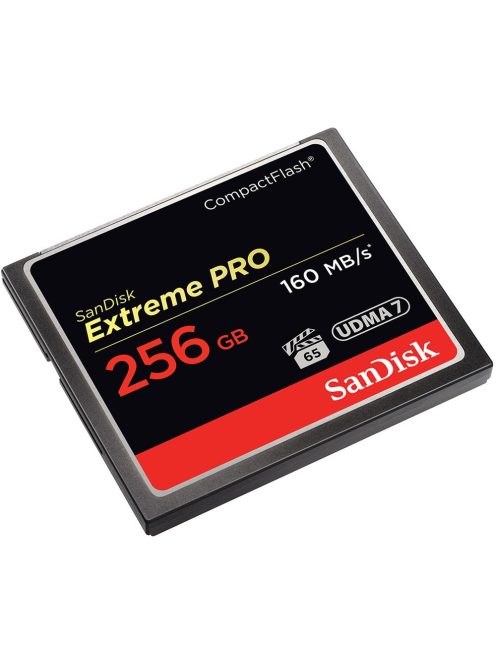 SanDisk Extreme PRO® CompactFlash™ 256GB memóriakártya (160MB/s) (123863)