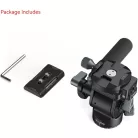 SmallRig 4104 Video Head with Mount Plate for Vertical Shooting