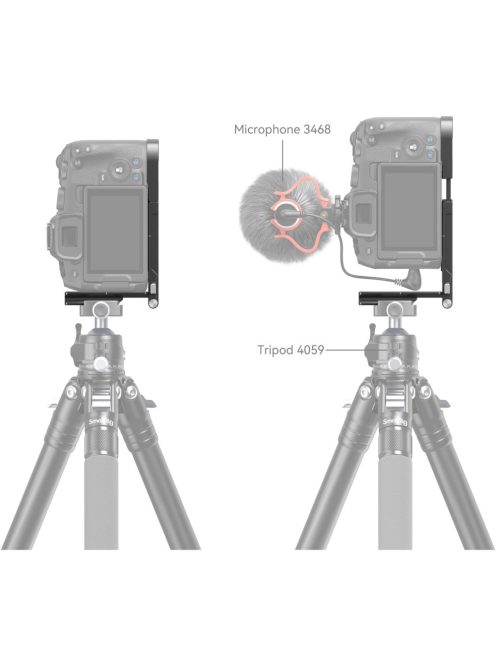 SmallRig Foldable L-Shape Mount Plate (for Canon EOS R8) (4211)