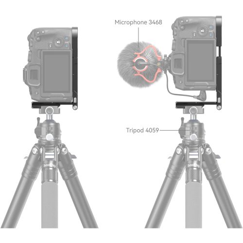 SmallRig Foldable L-Shape Mount Plate (for Canon EOS R8) (4211)