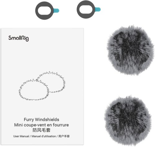SmallRig 4177 Furry Windscreen (for Canon PowerShot V10)