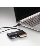 Hama USB 3.0 - UHS-II memóriakártya olvasó (for SD/microSD/CF)