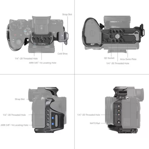 SmallRig 4308 Cage kit "Rhinoceros" For Sony A7R V / A7 IV / A7S III