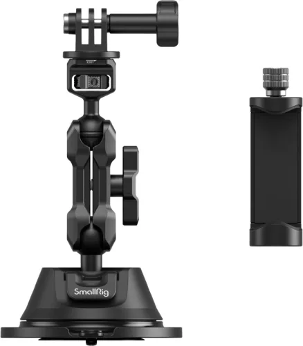 Portable Suction Cup Mount Support Kit for Action Cameras/Mobile Phones (SC-1K)