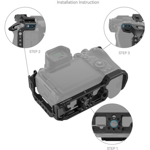 SmallRig 4161 "Black Mamba" Cage (for Canon EOS R6 MII + EOS R6 MIII)