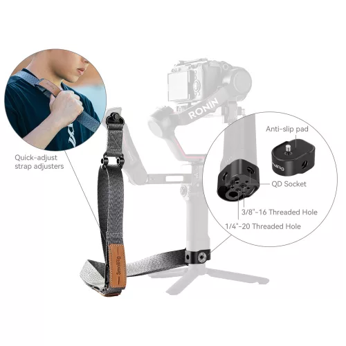 SmallRig 4118 súlycsökkentő vállpánt (for DJI RS 3 / RS 3 PRO / RS2)