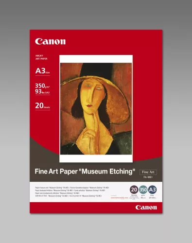 Canon Fine Art Paper FA-ME1 „Museum Etching”, A3 méretű - 20 ív
