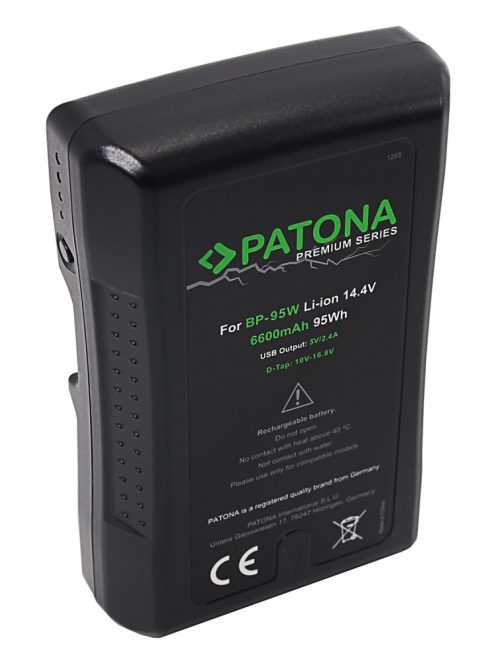 PATONA V-Mount BP-95W PREMIUM akkumulátor (95Wh / 6.600mAh) (1265)