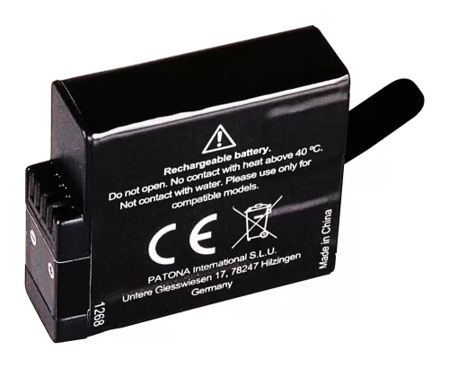 PATONA AHDBT-501 PREMIUM akkumulátor (for GoPro HERO5 + HERO6 + HERO7) (1268V1)