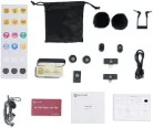HOLLYLAND LARK M2 "COMBO" Wireless Lavalier Microphone (Duo, Shine Charcoal) 