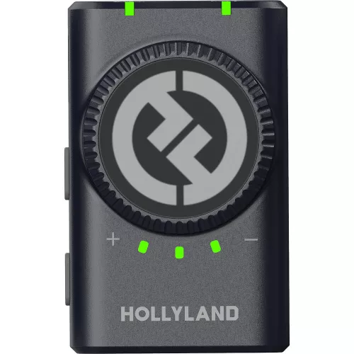 HOLLYLAND LARK M2 "COMBO" Wireless Lavalier Microphone (Duo, Shine Charcoal) 