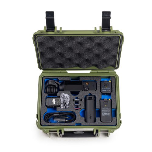 B&W OUTDOOR CASES Type 500 (for DJI Osmo Pocket 3 Creator Combo) (military green)