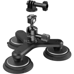   SmallRig 4468 Triple Magnetic Suction Cup Mounting Support Kit for Action Cameras