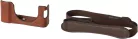 SmallRig 4699 Leather Half Case Kit for FUJIFILM X100VI (Brown)