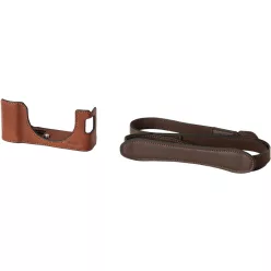   SmallRig 4699 Leather Half Case Kit for FUJIFILM X100VI (Brown)