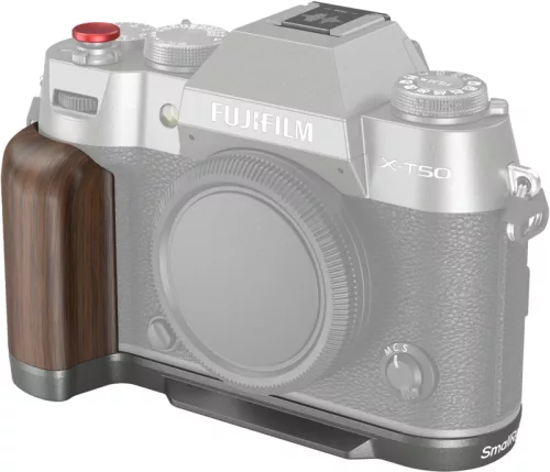 SmallRig 4736 Wooden L-Shape Grip for Fujifilm X-T50 Charcoal Silver