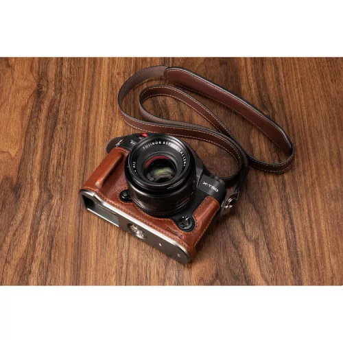 SmallRig 4710 Leather Half Case Kit for Fujifilm X-T50 Brown