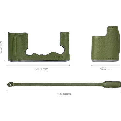 SmallRig 4711 Leather Half Case Kit for Fujifilm X-T50 Green