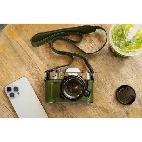 SmallRig 4711 Leather Half Case Kit for Fujifilm X-T50 Green