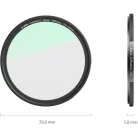 SmallRig 4583 Attachable 1/4 Effect Black Mist Filter (67mm)