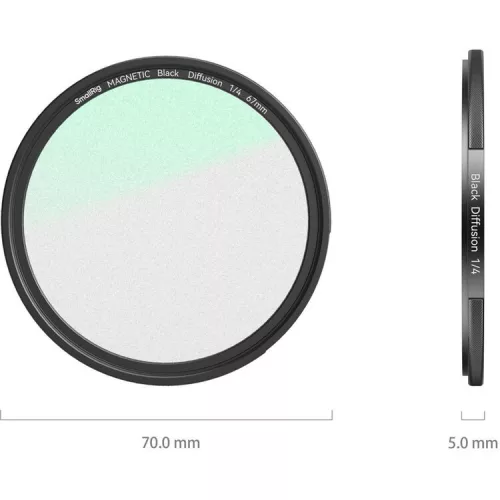 SmallRig 4583 Attachable 1/4 Effect Black Mist Filter (67mm)