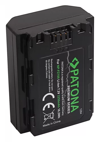 PATONA NP-FZ100 PREMIUM akkumulátor (2.250mAh) (for Sony) (1284)