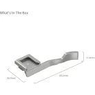 SmallRig 4818 Thumb Grip for Sony Alpha 7C II / Alpha 7CR / Alpha 7C Silver