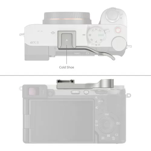 SmallRig 4818 Thumb Grip for Sony Alpha 7C II / Alpha 7CR / Alpha 7C Silver