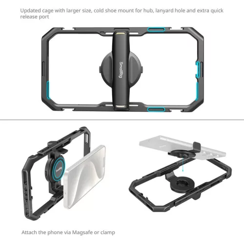SmallRig 4704 All-in-One Video Kit for Smartphone Creators Qucik Pro Edition