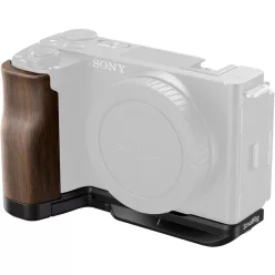   SmallRig 4864 L-Shape Mount Plate with Wooden Handle for Sony ZV-E10 II