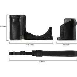SmallRig 4777 Leather Case Kit for Sony ZV-E10 II Black