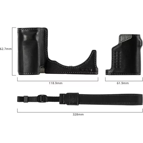SmallRig 4777 Leather Case Kit for Sony ZV-E10 II Black