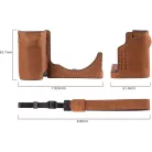 SmallRig 4889 Leather Case Kit for Sony ZV-E10 II Brown
