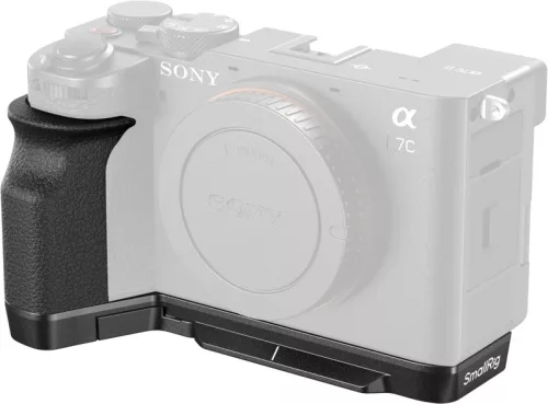 SmallRig 4797 L-Shape Mount Plate with Silicone Handle for Sony Alpha 7C II / Alpha 7CR