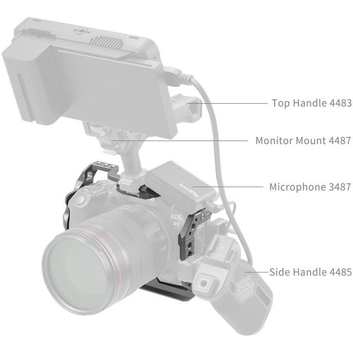 SmallRig 4977 HawkLock Quick Release Cage (for Canon EOS R5 mark II)