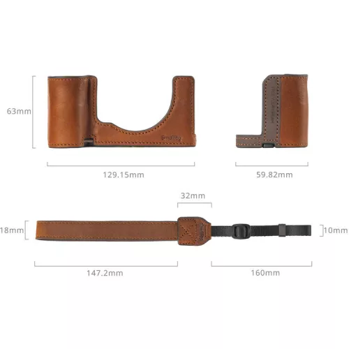 SmallRig 5015 Camera Leather Case Kit for Sony Alpha 7C II / Alpha 7CR