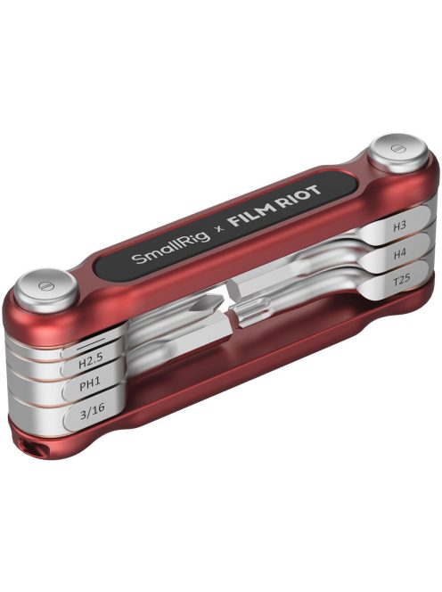 SmallRig 4811 x FILM RIOT 7-in-1 Folding Wrench Set (red)