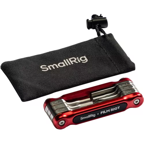 SmallRig 4811 x FILM RIOT 7-in-1 Folding Wrench Set (red)