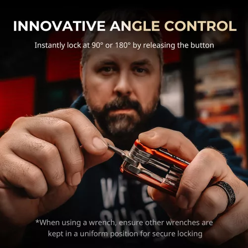 SmallRig 4811 x FILM RIOT 7-in-1 Folding Wrench Set (red)