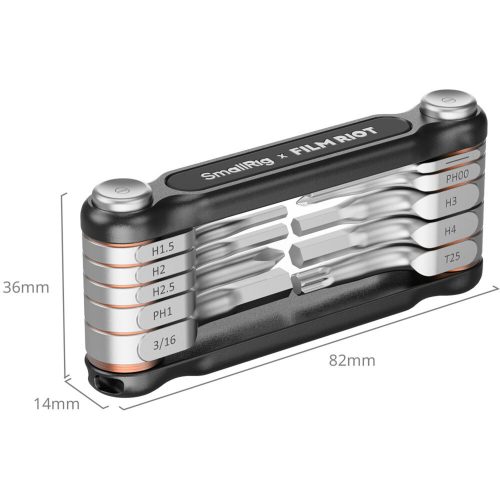 SmallRig 4375 x FILM RIOT 10-in-1 Folding Wrench Set (black)