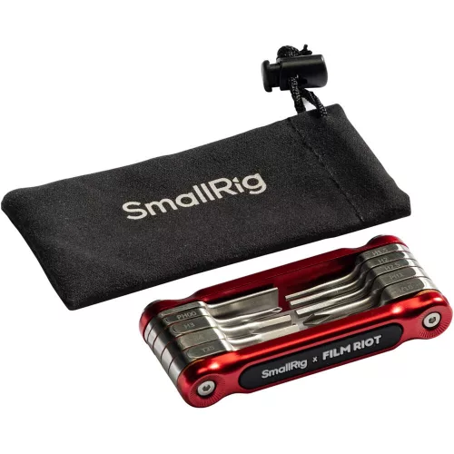 SmallRig 4813 x FILM RIOT 10-in-1 Folding Wrench Set (red)