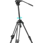 SmallRig 4420 Lightweight Video Carbon Fiber Tripod Kit AD-50 Pro