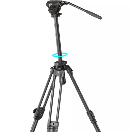 SmallRig 4420 Lightweight Video Carbon Fiber Tripod Kit AD-50 Pro
