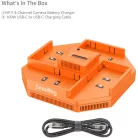 SmallRig 4837 NP-F 4-Channel Camera Battery Charger